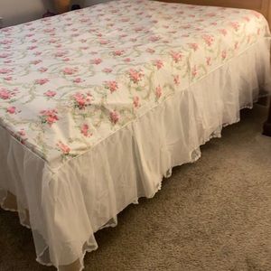 LELVA Dust Ruffle Bed Skirt